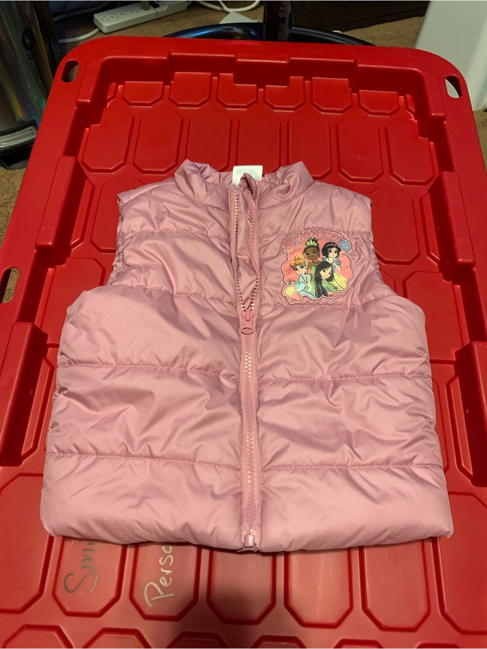 Disney Princess Pink Girls Vest